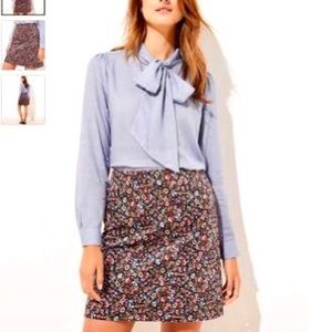 Loft A-Line Mini, Floral Pattern, Sz 6